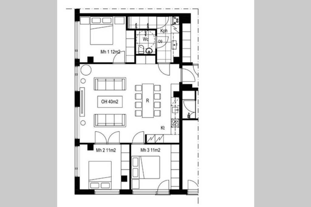 Sleek And Spacious 3 Bedroom Apartment In City Centre Хельсинки Экстерьер фото